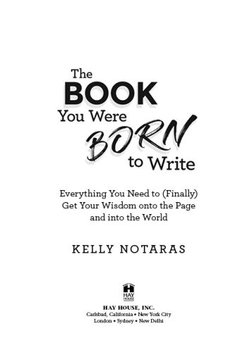The Book You Were Born To Write