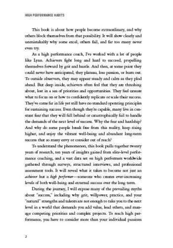 High Performance Habits view 5