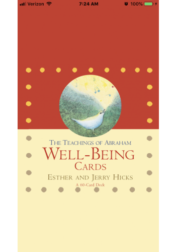 The Teachings of Abraham: Well-Being Cards App view 3