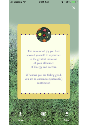 The Teachings of Abraham: Well-Being Cards App view 6
