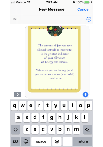 The Teachings of Abraham: Well-Being Cards App view 7