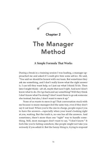 Manager Method The Manager Method