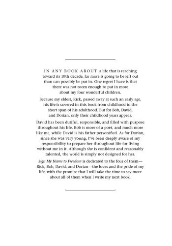 Sign My Name to Freedom view 2