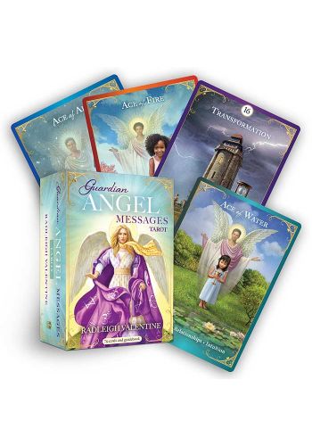 【正規品　タロットカード】 GUARDIAN ANGEL TAROT CARDS Radleigh Valentine Guardian Angel Messages Tarot 78-Card Deck