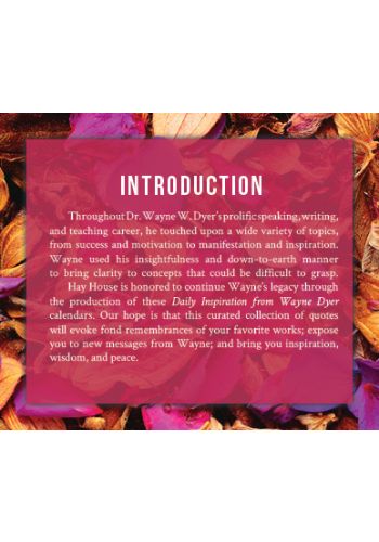 Daily Inspiration From Dr Wayne W Dyer 2020 Calendar