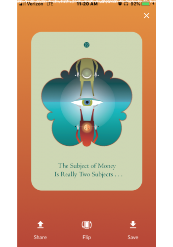 Money, And The Law of Attraction Cards