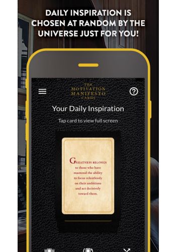 The Motivation Manifesto Cards App