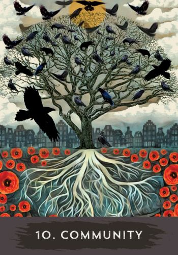 Urban Crow Oracle: A 54-Card Deck and Guidebook: Cullinane