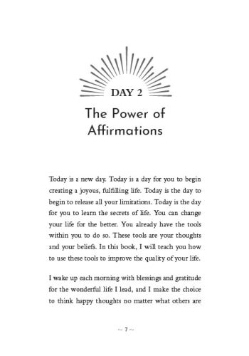 21 Days to Unlock the Power of Affirmations