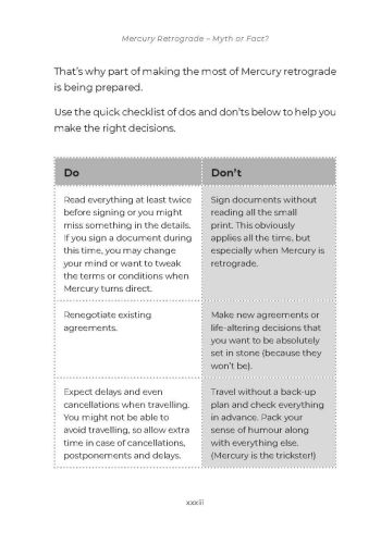 The Mercury Retrograde Book