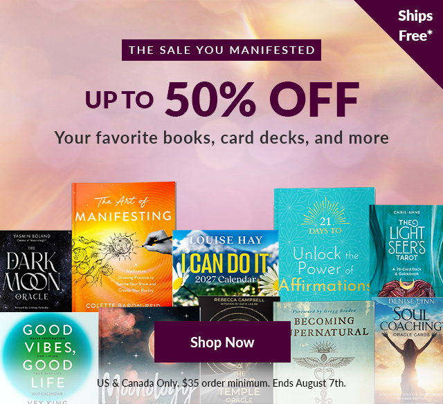 The Sale You Manifested: Up to 50% Off Books, Card Decks, and More